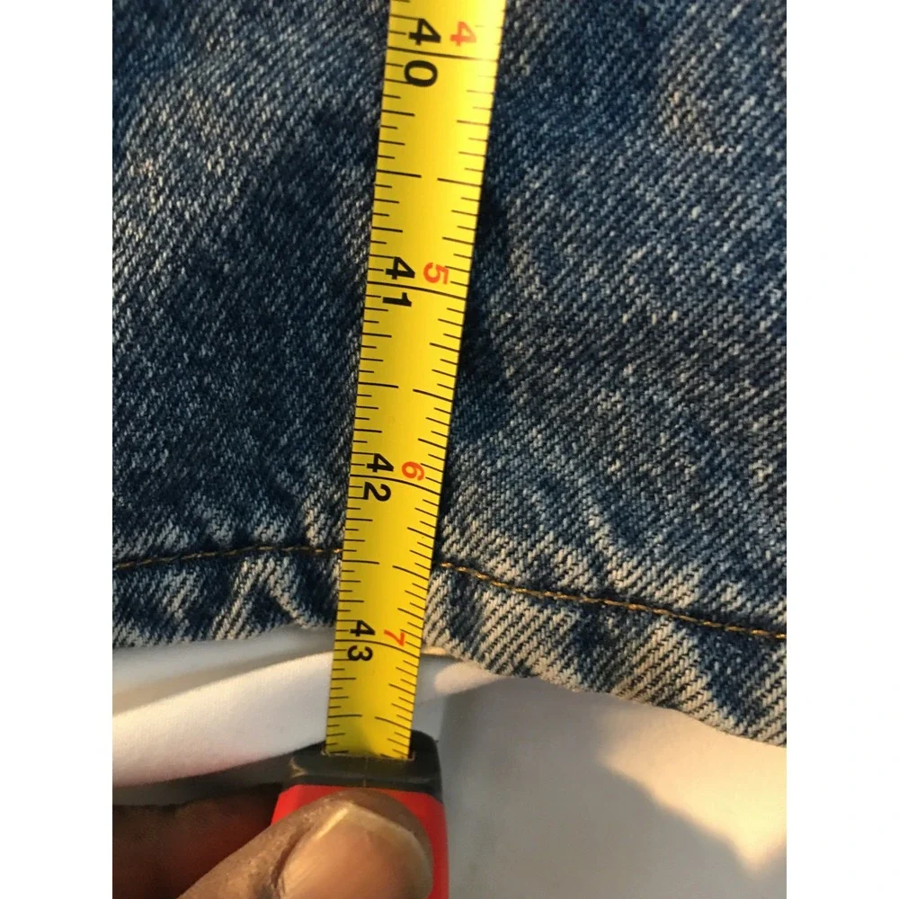 LL Bean Mens Flannel Lined Jeans Classic Fit Blue Denim 34x32 Fleece Warm
